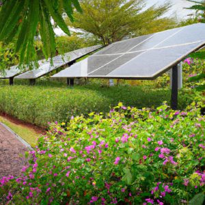 Powering Your Green Oasis: A Guide to Installing Solar Panels in Gardens.